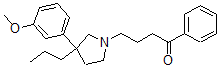 CAS#: 28142-66-7, gamma-[3-(3-Methoxyphenyl)-3-Propyl-1-Pyrrolidinyl]Butyrophenone