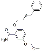 CAS#: 28169-56-4, 2-(2-Benzylsulfanylethoxy)-5-(Methoxymethoxy)Benzamide