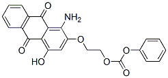 CAS#: 28173-59-3, 2-[(1-Amino-9,10-Dihydro-4-Hydroxy-9,10-Dioxo-2-Anthryl)Oxy]Ethyl Phenyl Carbonate