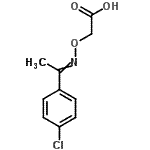CAS#: 28191-75-5, ({[1-(4-Chlorophenyl)Ethylidene]Amino}Oxy)Acetic Acid