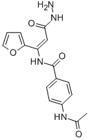 CAS#: 28201-92-5, alpha-(4-Acetamidobenzamido)-2-Furanacrylic Acid Hydrazide