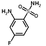 CAS 登录号：2822-72-2， 2-氨基-4-氟苯磺酰胺