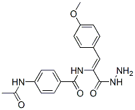 CAS 登录号：28272-06-2， 4-乙酰氨基-N-[(Z)-1-(肼羰基)-2-(4-甲氧基苯基)乙烯基]苯甲酰胺