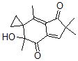 CAS 登录号：28282-65-7， (6R)-6'-羟基-2',2',4',6'-四甲基-螺[环丙烷-1,5'-[5H]茚]-3',7'(2'H,6'H)-二酮