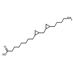 CAS#: 28399-31-7, 8-{2-[(2-Pentylcyclopropyl)Methyl]Cyclopropyl}Octanoic Acid
