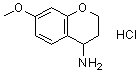 CAS 登录号：28403-23-8， 7-甲氧基-4-色满胺盐酸盐(1:1)