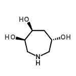 CAS#: 284031-37-4, (3R,4S,6S)-3,4,6-Azepanetriol