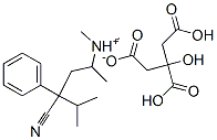 CAS#: 28416-66-2, (3-Cyano-2-Methyl-3-Phenylhexane-5-Yl)Dimethylammonium Dihydrogen (2-Hydroxypropane-1,2,3-Tricarboxylate)