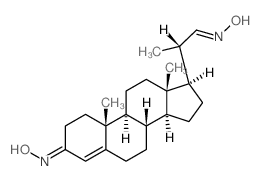 CAS 登录号：28444-84-0， 3-(羟基亚胺)-孕甾-4-烯-20-甲醛肟