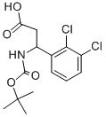 CAS 登录号：284493-64-7， 3-N-叔丁氧羰基-3-(2,3-二氯苯基)丙酸