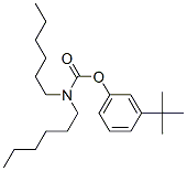 CAS 登录号：28460-14-2， N,N-二己基氨基甲酸 3-叔丁基苯基酯