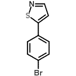 CAS#: 284680-72-4, 5-(4-Bromophenyl)-1,2-Thiazole