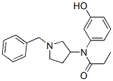 CAS 登录号:28506-03-8, N-(1-苄基吡咯烷-3-基)-N-(3-羟基苯基)丙酰胺