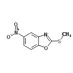 CAS 登录号：2851-07-2， 2-(甲硫基)-5-硝基-1,3-苯并恶唑
