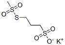 CAS 登录号：28519-53-1， 3-(甲基磺酰基硫代)-1-丙烷磺酸钾盐