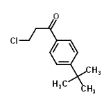 CAS#: 28547-33-3, 3-Chloro-1-[4-(2-Methyl-2-Propanyl)Phenyl]-1-Propanone