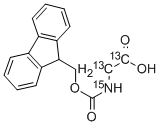 CAS#: 285978-13-4, N-(9-Fluorenylmethoxycarbonyl)Glycine-13C2-15N