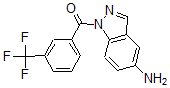 CAS#: 28616-30-0, 1-(alpha,alpha,alpha-Trifluoro-m-Toluoyl)-1H-Indazol-5-Amine