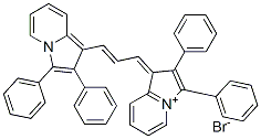 CAS#: 28633-58-1, 1-[3-(2,3-Diphenylindolizin-1-Yl)Allylidene]-2,3-Diphenyl-1H-Indolizinium Bromide