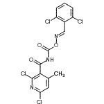 CAS#: 286436-07-5, 2,6-Dichloro-N-({[(E)-(2,6-Dichlorobenzylidene)Amino]Oxy}Carbonyl)-4-Methylnicotinamide