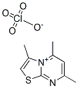 CAS#: 28666-87-7, 2,4,9-Trimethyl-7-Thia-5-Aza-1-Azoniabicyclo[4.3.0]Nona-1,3,5,8-Tetraene Perchlorate