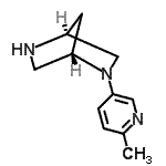 CAS 登录号：286943-21-3， (1S,4S)-2-(6-甲基-3-吡啶基)-2,5-二氮杂双环[2.2.1]庚烷
