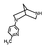 CAS 登录号：286943-93-9， 2-(6-甲基-3-吡啶基)-2,5-二氮杂双环[2.2.1]庚烷