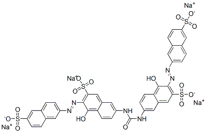 CAS#: 28706-25-4, Tetrasodium 7,7'-(Carbonyldiimino)Bis[4-Hydroxy-3-[(6-Sulphonato-2-Naphthyl)Azo]Naphthalene-2-Sulphonate]