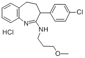 CAS#: 28717-85-3, 4,5-Dihydro-3-(4-Chlorophenyl)-2-((3-Methoxypropyl)Amino)-3H-1-Benzazepine Monohydrochloride