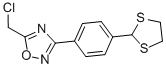 CAS#: 287197-10-8, 5-(Chloromethyl)-3-[4-(1,3-Dithiolan-2-Yl)Phenyl]-1,2,4-Oxadiazole