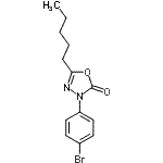 CAS#: 28740-56-9, 3-(4-Bromophenyl)-5-Pentyl-1,3,4-Oxadiazol-2(3H)-One