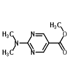 CAS 登录号：287714-36-7， 甲基2-(二甲基氨基)-5-嘧啶羧酸酯