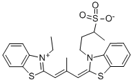 CAS#: 28789-08-4, 2-[3-(3-Ethyl-2(3H)-Benzothiazolylidene)-2-Methyl-1-Propenyl]-3-[3-(Sulfooxy)-Butyl]Benzothiazolium Hydroxide, Inner Salt