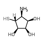 CAS#: 288088-57-3, (1R,2R,3R,4S,5R)-4-Amino-5-Sulfanyl-1,2,3-Cyclopentanetriol