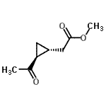 CAS 登录号：288153-49-1， 甲基[(1R,2S)-2-乙酰基环丙基]乙酸酯