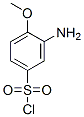 CAS 登录号：288158-29-2， 3-氨基-4-甲氧基苯-1-磺酰氯