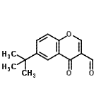 CAS 登录号：288399-61-1， 6-(2-甲基-2-丙基)-4-氧代-4H-苯并吡喃-3-甲醛