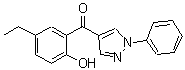 CAS#: 288401-56-9, (5-Ethyl-2-Hydroxyphenyl)(1-Phenyl-1H-Pyrazol-4-Yl)Methanone