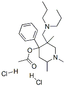 CAS#: 28866-22-0, [5-[(Dipropylamino)Methyl]-1,2,5-Trimethyl-4-Phenyl-4-Piperidyl] Acetate Dihydrochloride