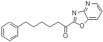 CAS 登录号：288862-83-9， 1-恶唑并[4,5-b]吡啶-2-基-6-苯基-1-己酮