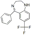 CAS#: 2890-28-0, 2,3-Dihydro-5-Phenyl-7-(Trifluoromethyl)-1H-1,4-Benzodiazepine