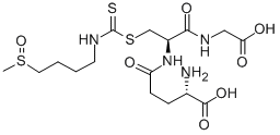 CAS 登录号：289711-21-3， L-gamma-谷氨酰-S-{[4-(甲基亚磺酰)丁基]硫代氨基甲酰}-L-半胱氨酰甘氨酸