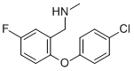 CAS 登录号：289717-57-3， 1-[2-(4-氯苯氧基)-5-氟苯基]-N-甲基甲胺