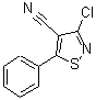 CAS#: 28989-23-3, 3-Chloro-5-Phenyl-1,2-Thiazole-4-Carbonitrile