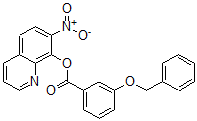 CAS 登录号：29002-48-0， 7-硝基-8-喹啉基 3-(苄氧基)苯甲酸酯