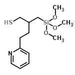 CAS#: 29098-72-4, 4-(2-Pyridinyl)-2-[(Trimethoxysilyl)Methyl]-1-Butanethiol
