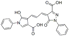 CAS 登录号：29212-95-1， 4-[3-(4-羧基-2-羟基-1-苯基-1H-吡咯-3-基)烯丙基亚基]-4,5-二氢-5-氧代-1-苯基-1H-吡唑-3-羧酸