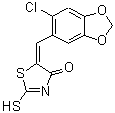 CAS#: 292172-54-4, (5E)-5-[(6-Chloro-1,3-Benzodioxol-5-Yl)Methylene]-2-Sulfanyl-1,3-Thiazol-4(5H)-One