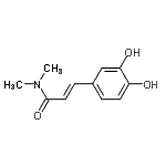 CAS 登录号：292821-67-1， (2E)-3-(3,4-二羟基苯基)-N,N-二甲基丙烯酰胺