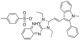 CAS#: 29329-88-2, 1,3-Diethyl-2-[2-(1-Methyl-2-Phenyl-1H-Indol-3-Yl)Vinyl]-1H-Imidazo[4,5-b]Quinoxalinium Toluene-p-Sulphonate